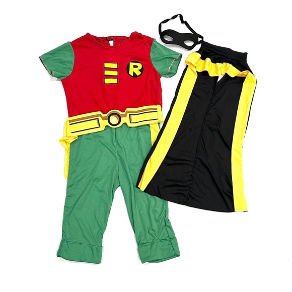 Rubie's Teen Titans Go! Robin 4pc Halloween Cosplay Costume - Picture 1 of 13